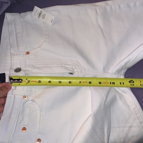 GAP True Skinny High Rise Stretch Size 27/4R White Jeans / Denim - Picture 6 of 6